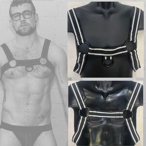 Rough Trade Gear Elastic Bulldog Harness Large / XL 40-46" chest Gently worn
